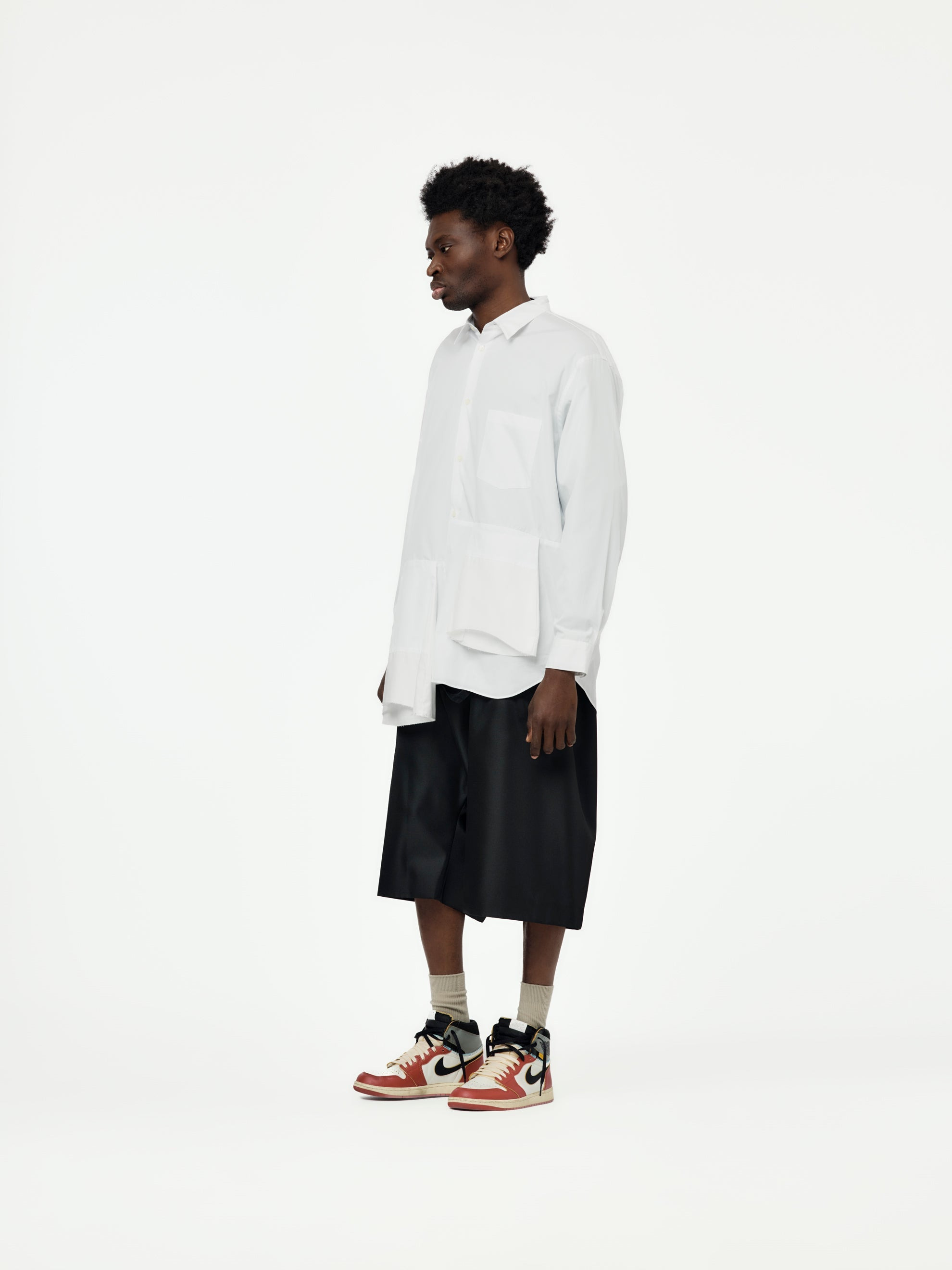 HOMME PLUS SHIRT (WHITE / OFF WHITE) - 5