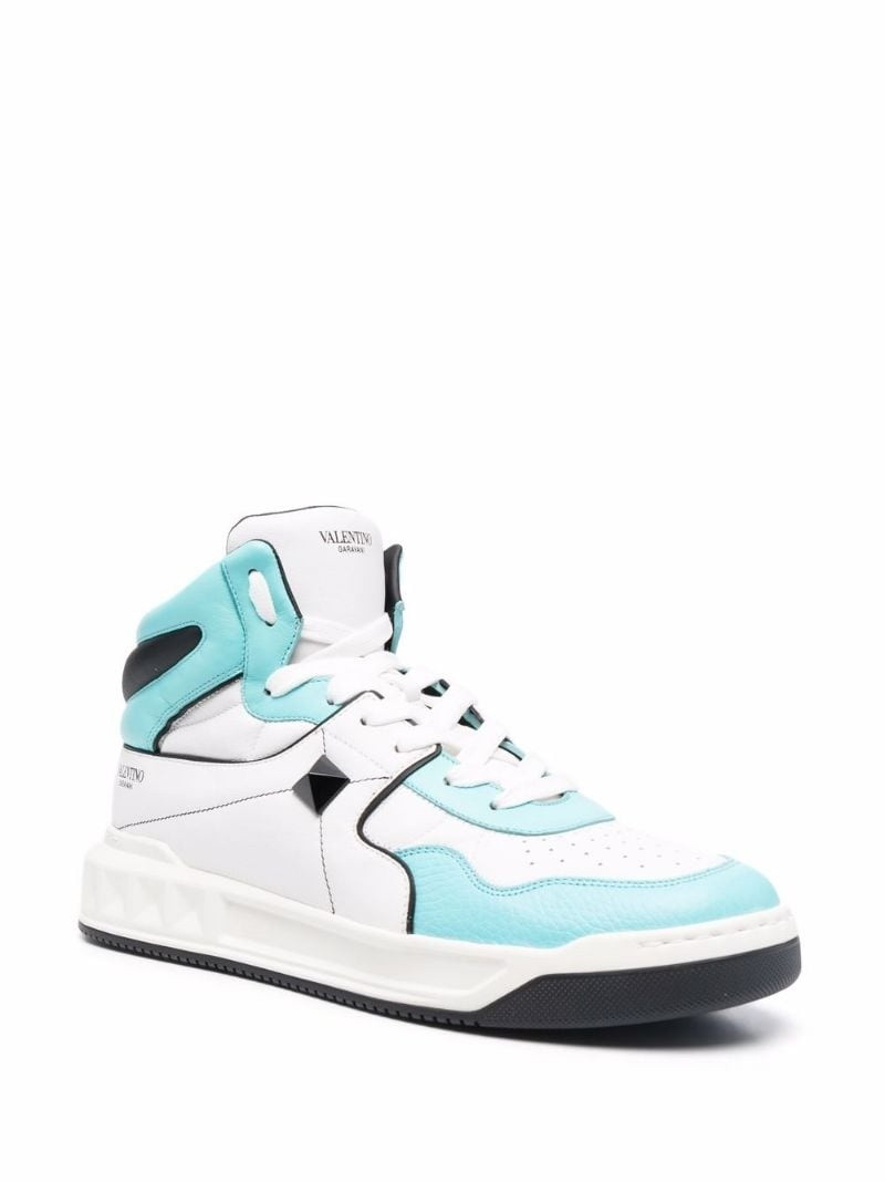 Valentino Roman Stud high-top sneakers outlook