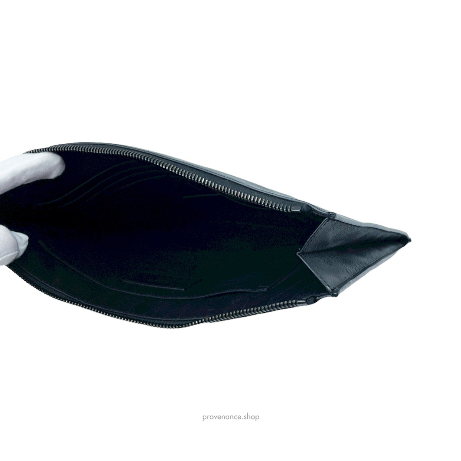 Saint Laurent Paris SLP Zipped Pouch - Shadow Camo - 8