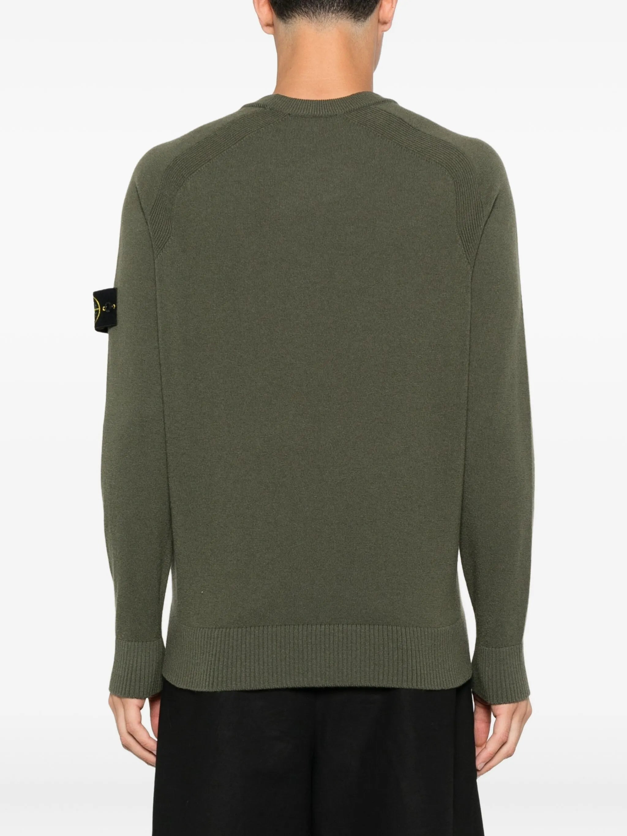 Stone Island Raglan-sleeves Wool Sweater - 3