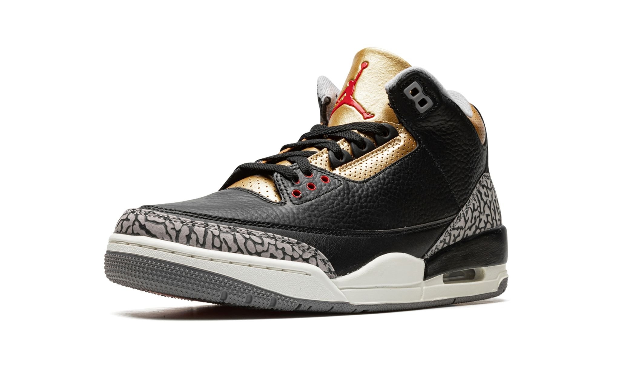 WMNS Air Jordan 3 "Black Cement Gold" - 4