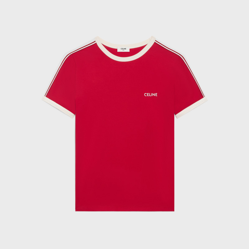 celine regular t-shirt in cotton jersey 1