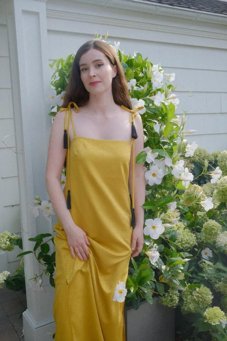 The Erini Dress - Regent Paisley Burnt Ochre - 1