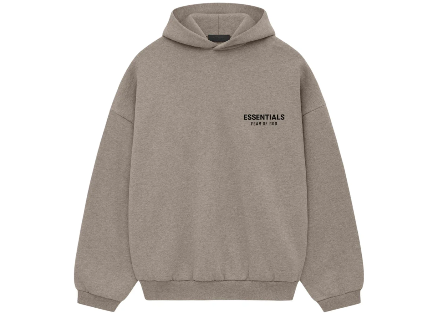 Fear of God Essentials Fleece Hoodie (FW24) Heather Gray - 1