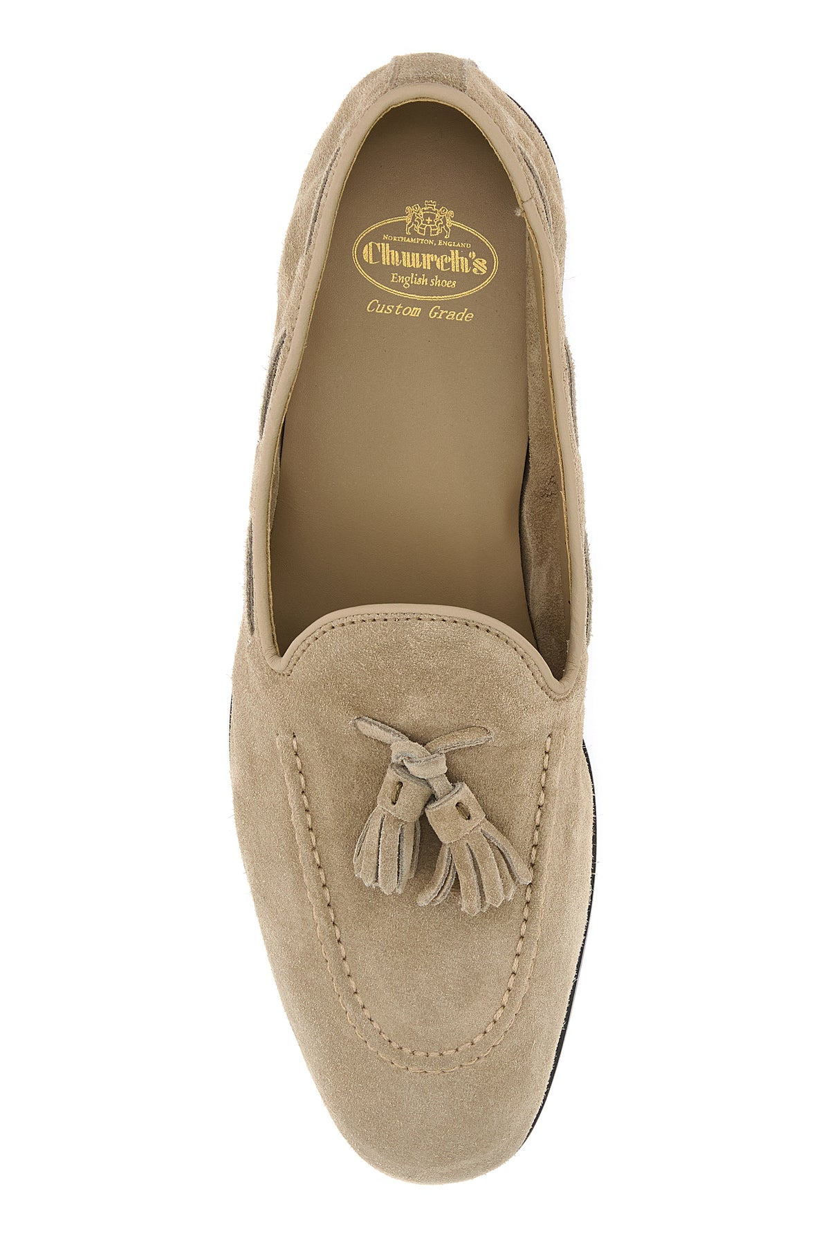 Sand suede loafers - 4