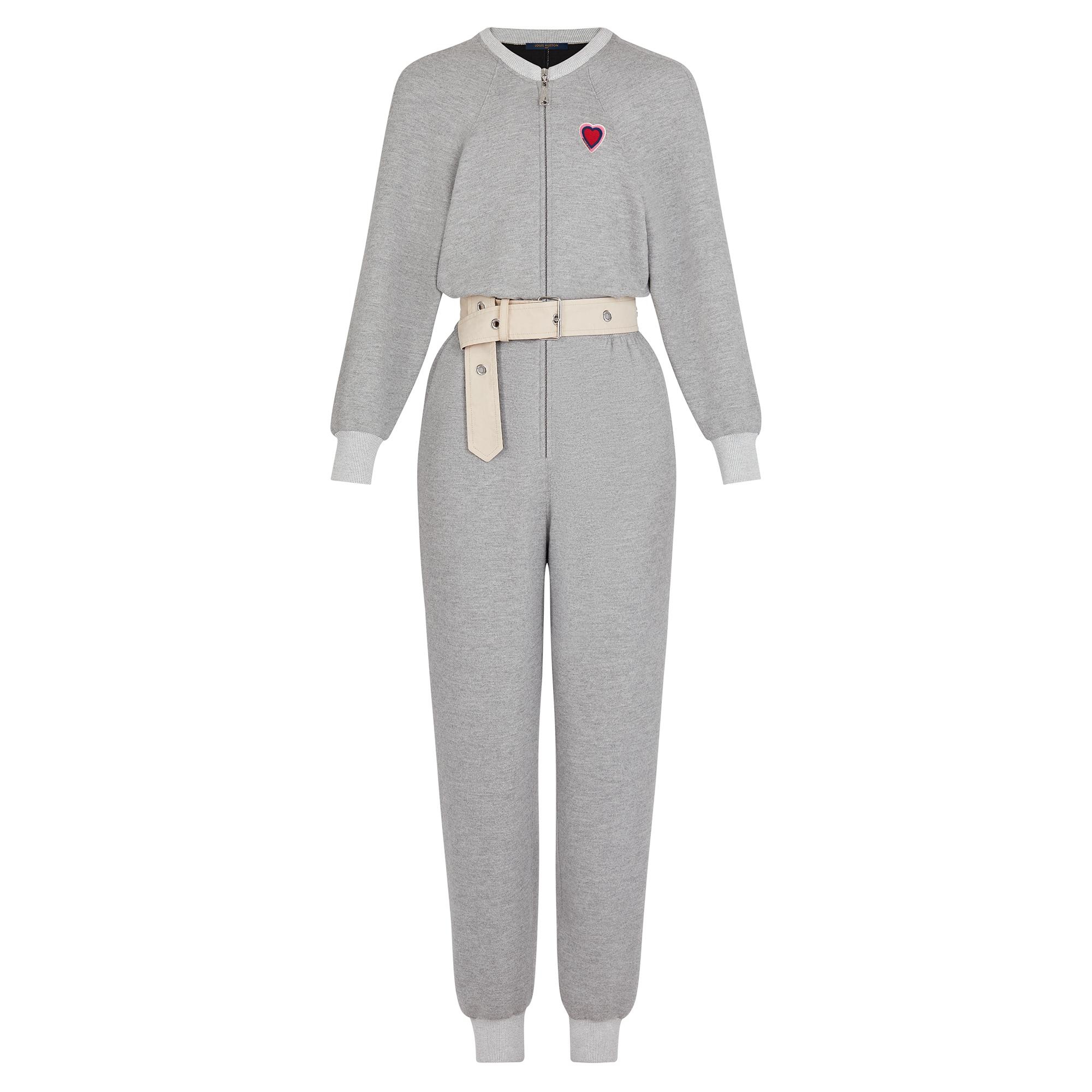 Jersey Jumpsuit with Game On Embroidery - 1