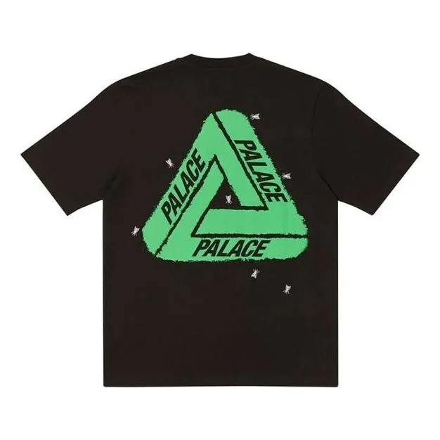 PALACE Fly TShirt Green Triangle Logo Short Sleeve Unisex Black P20ES010 - 1