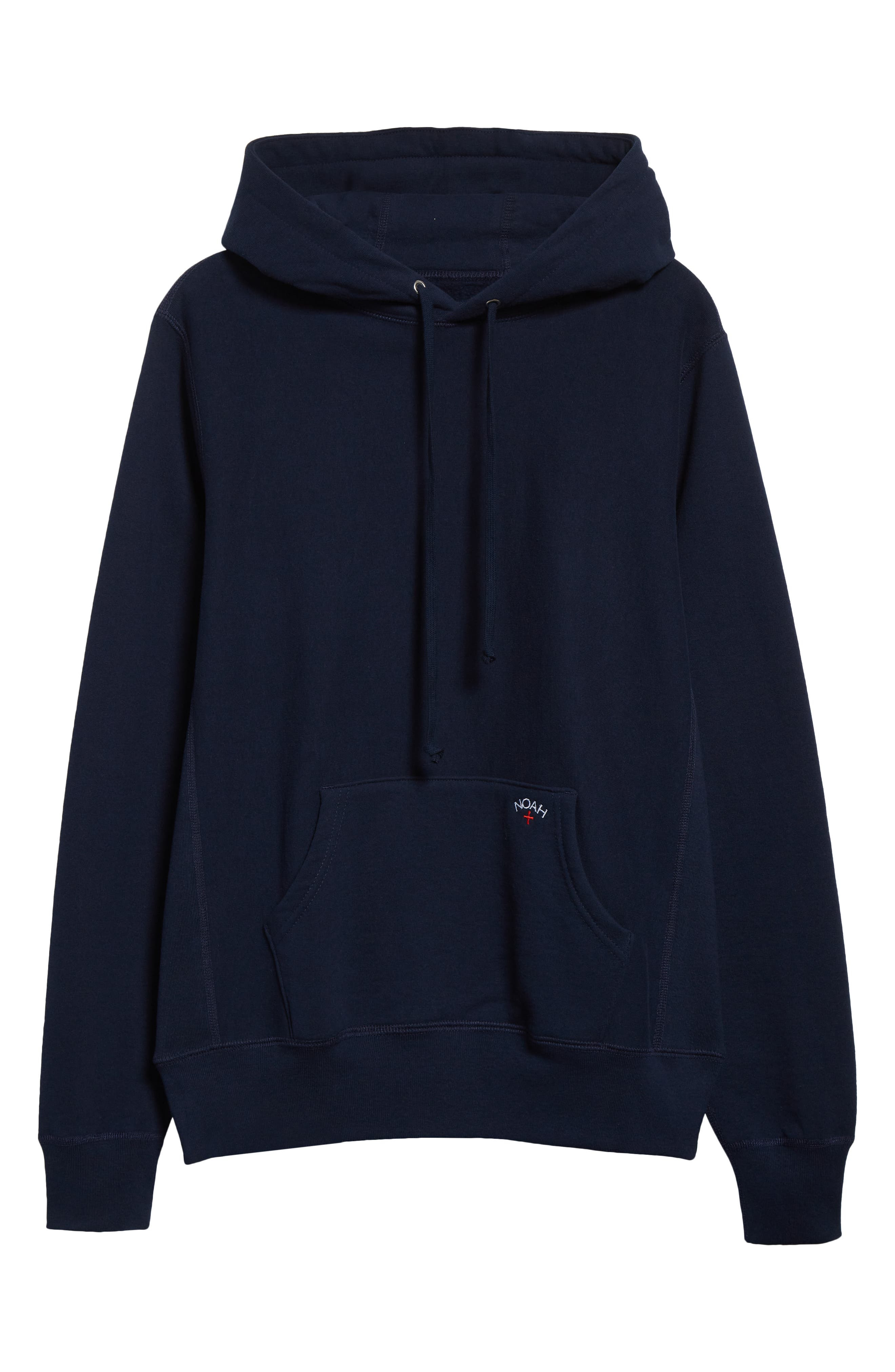 Noah Classic Cotton Hoodie in Navy at Nordstrom - 6