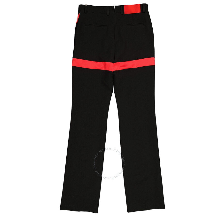 Salvatore Ferragamo Men's Satin Inlay Wool Tailored Trousers - 2