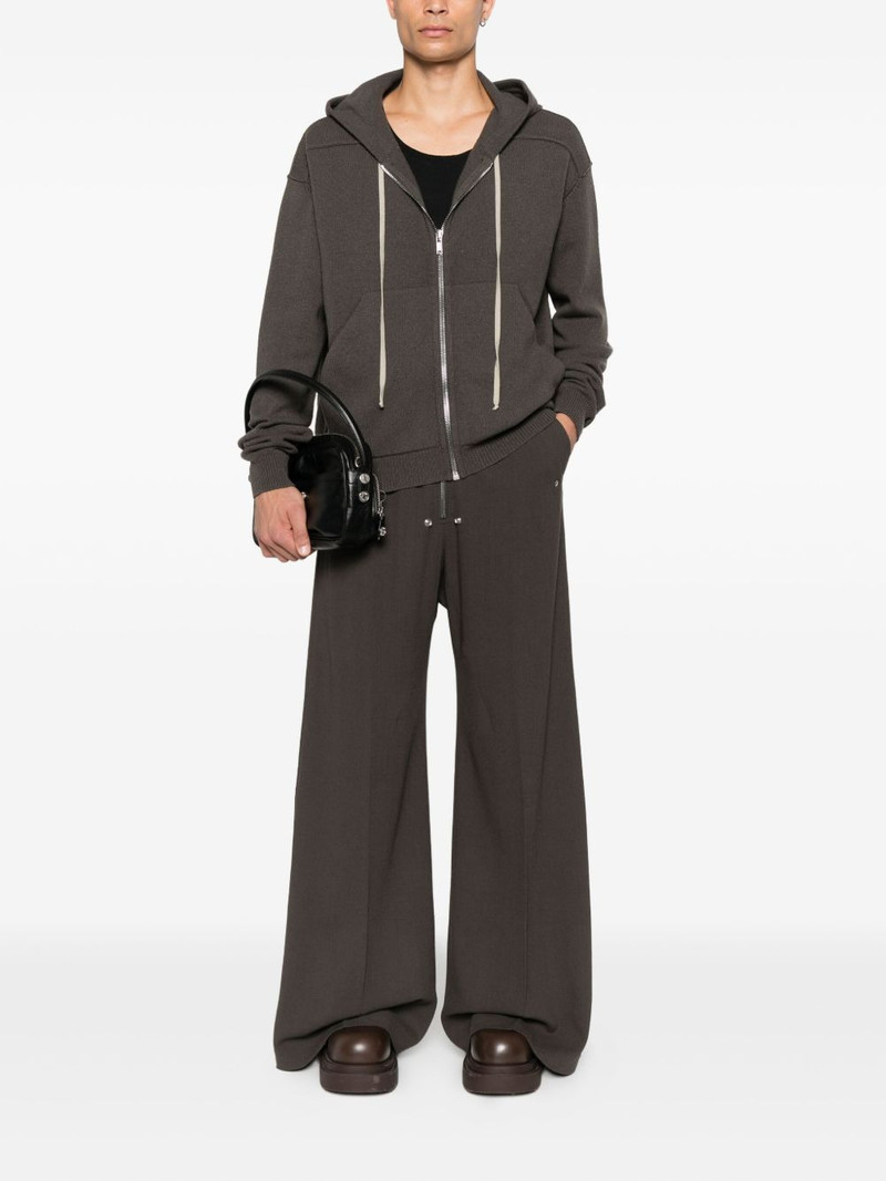 Rick Owens zip-up hoodie outlook