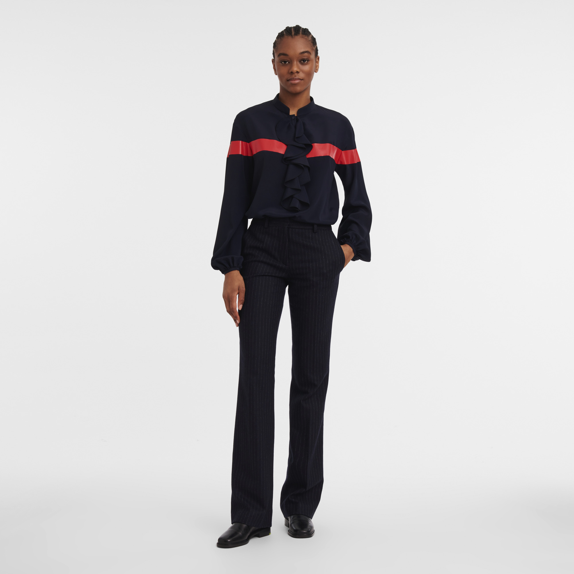 Fall-Winter 2023 Collection Trousers Navy - OTHER - 2