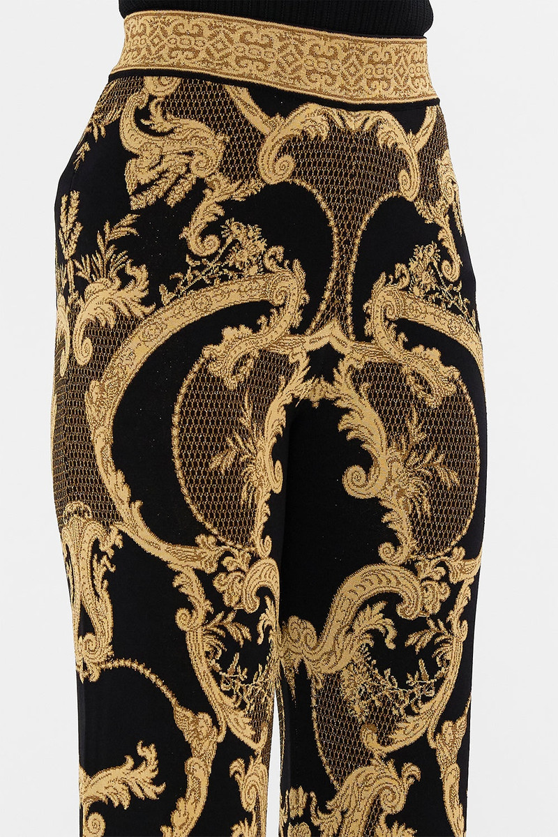 FLARED JACQUARD KNIT PANT 6