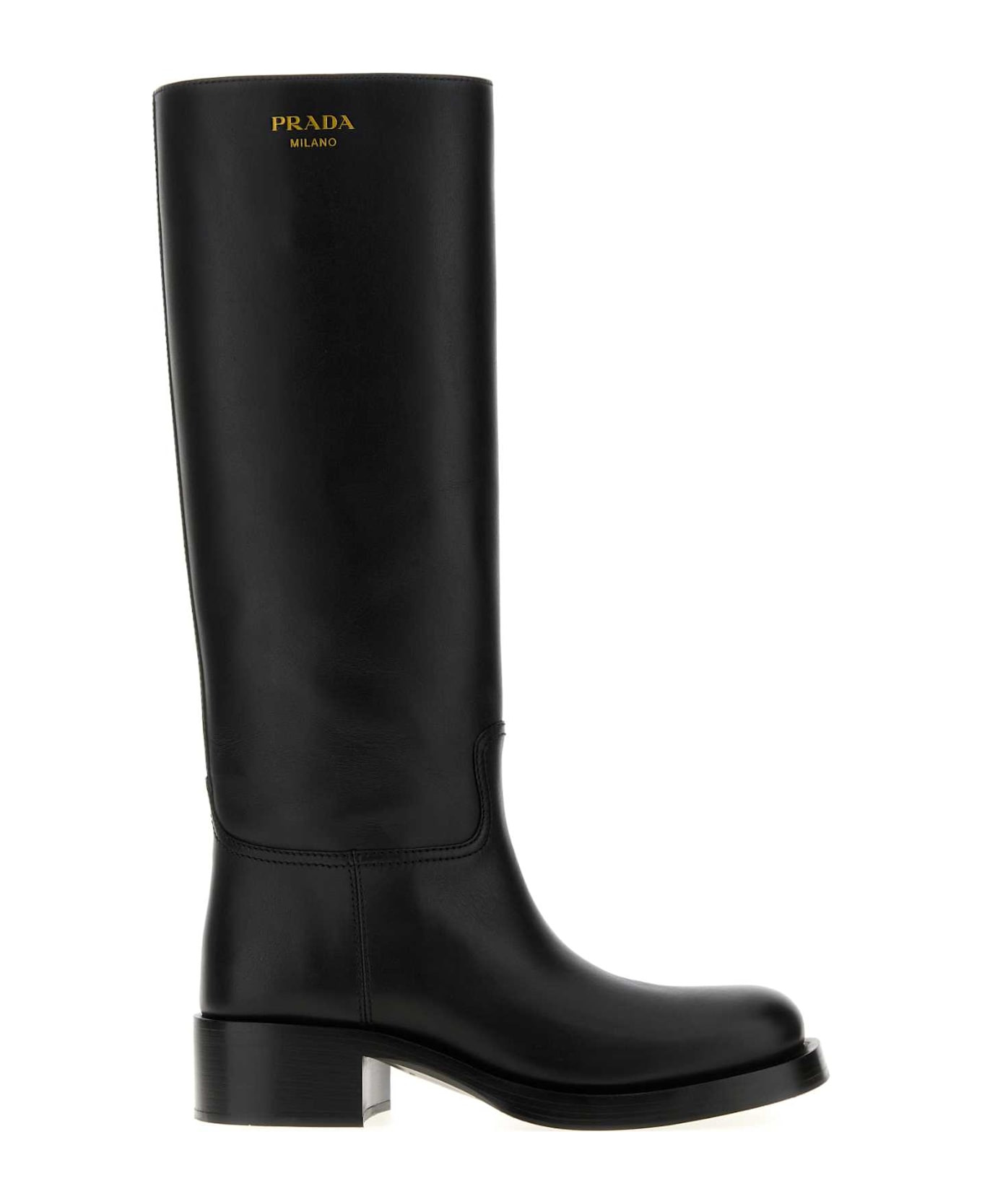 Black Leather Boots - 1