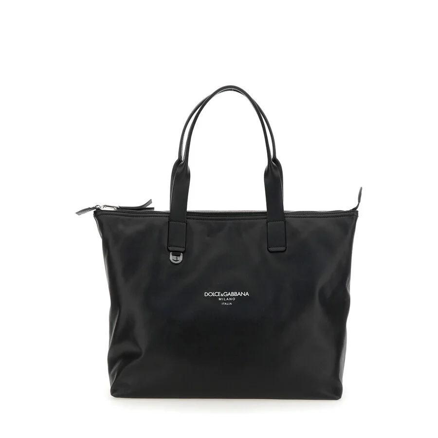 Dolce & Gabbana Black Logo Tote Bag - 1