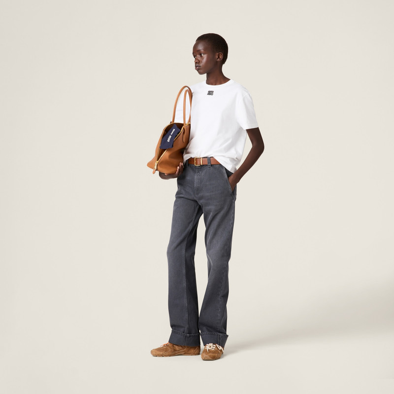 Miu Miu Cotton jersey T-shirt outlook