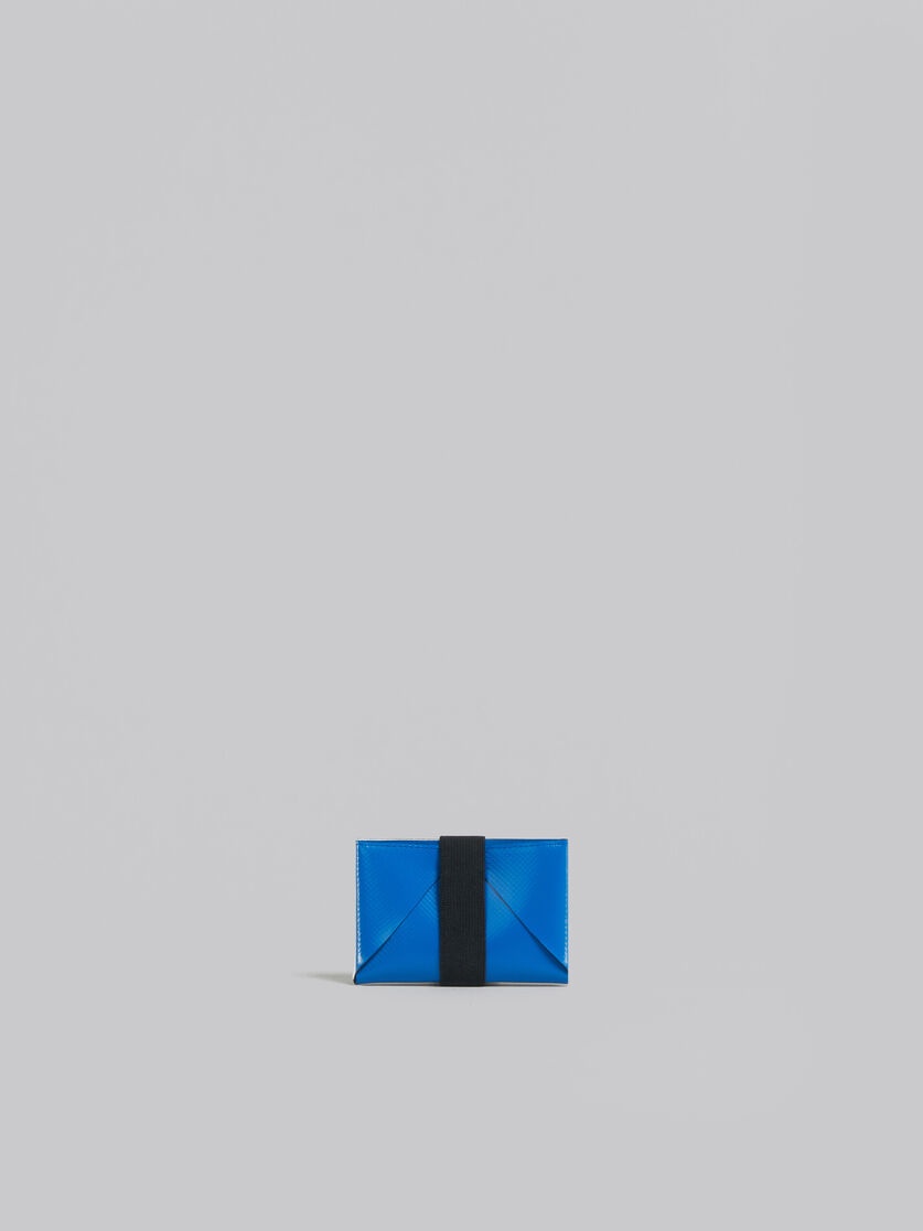 WHITE AND BLUE CARD CASE - 3