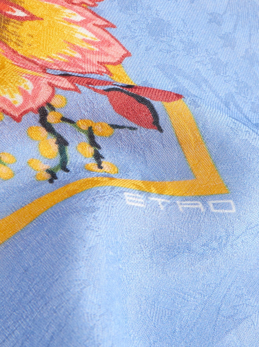 PRINTED JACQUARD SHAWL - 2