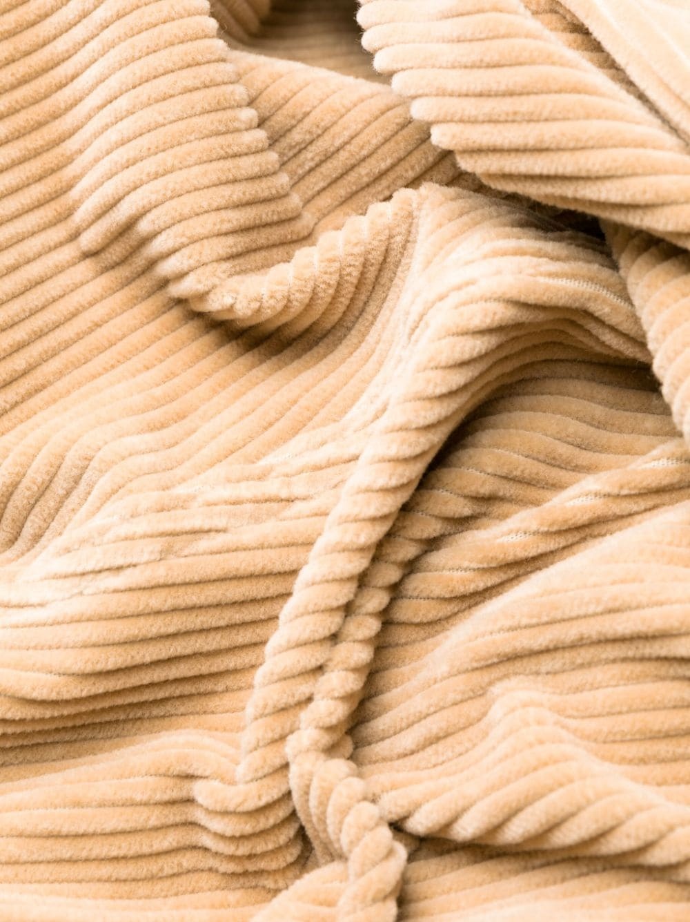 corduroy cotton cargo trousers - 7