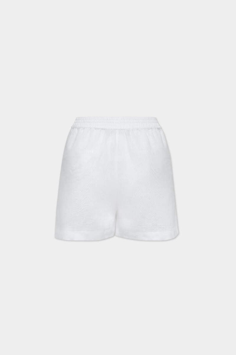 DSQUARED2 SUMMER LOVERS LINEN BAGGY SHORTS outlook