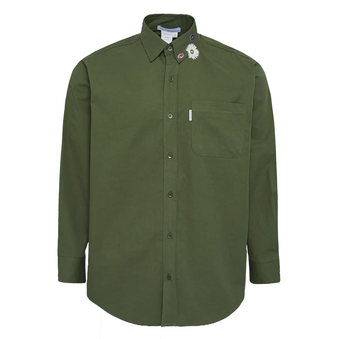 Embroidery Button Shirt - 1