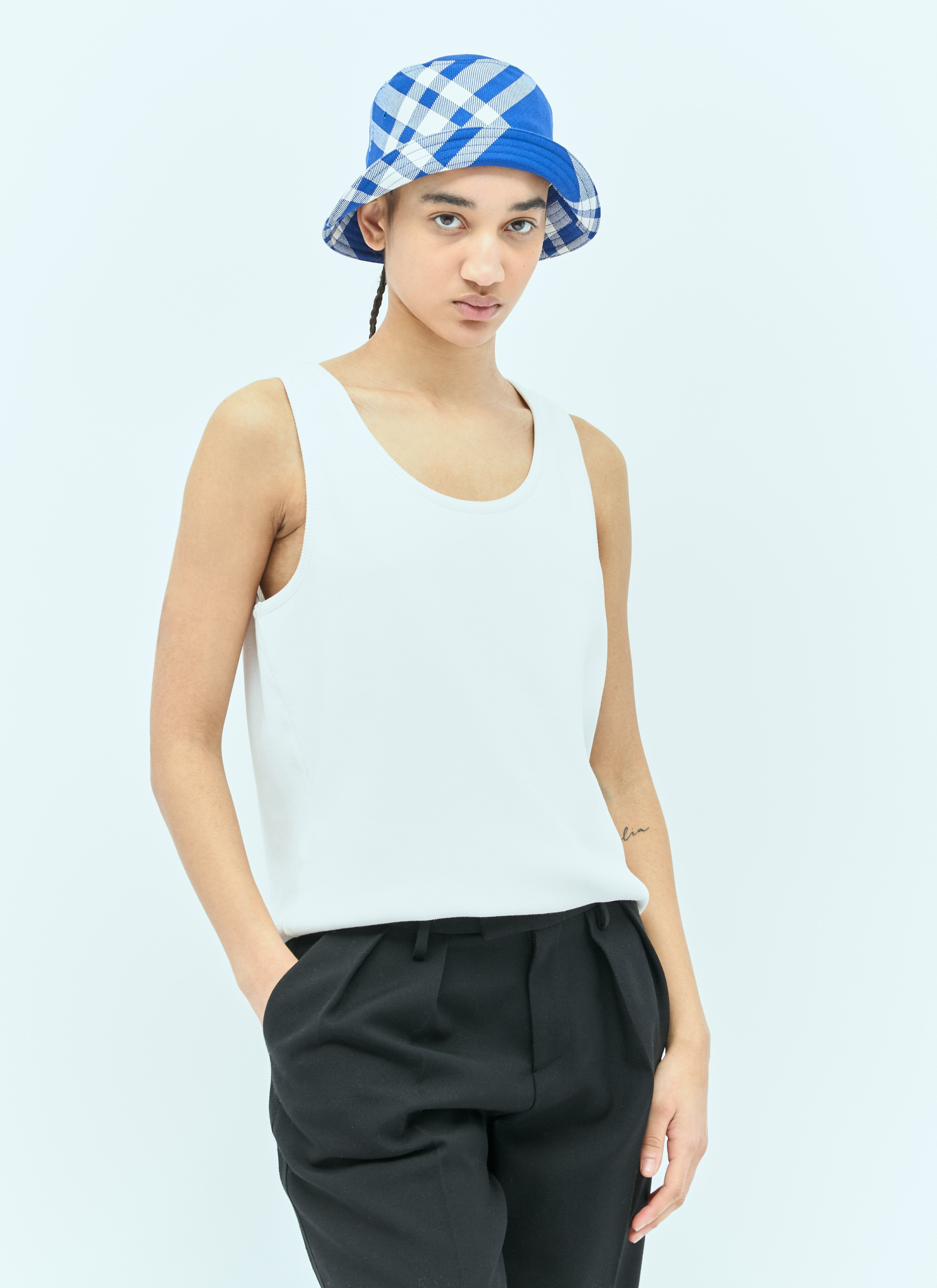 Burberry Women Check Bucket Hat - 3