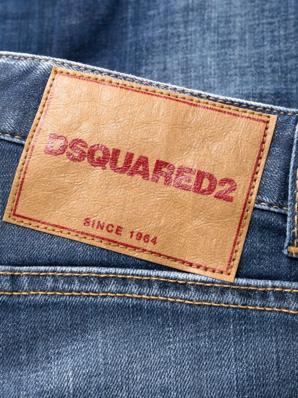 distressed cropped jeans - 5