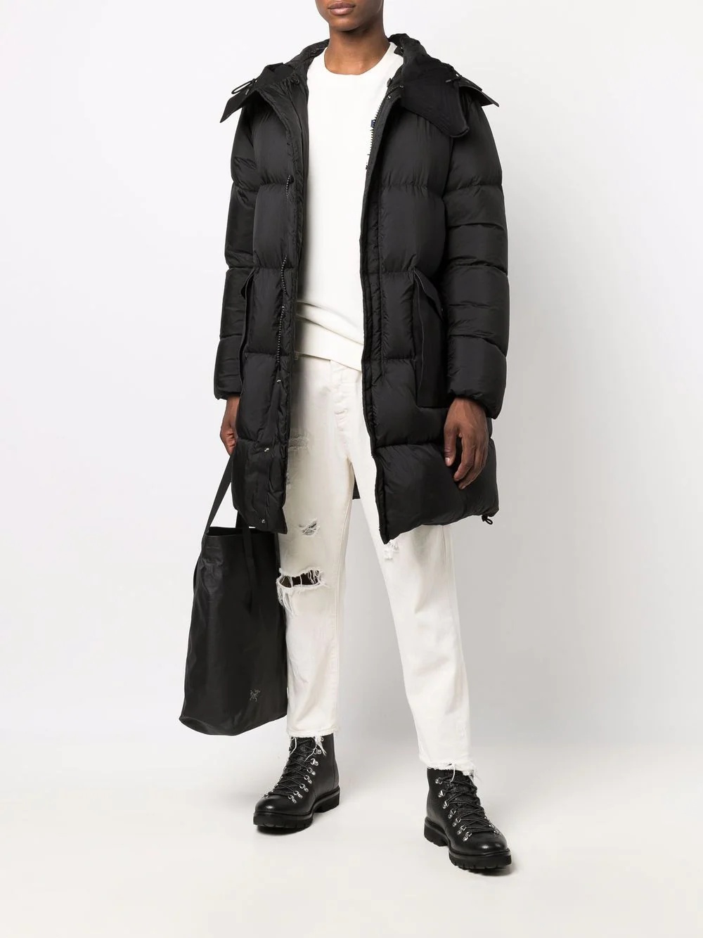 hooded puffer coat - 2