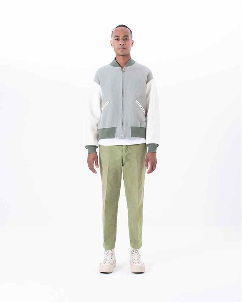 VARSITY JKT (W/L) LT.GREEN - 2