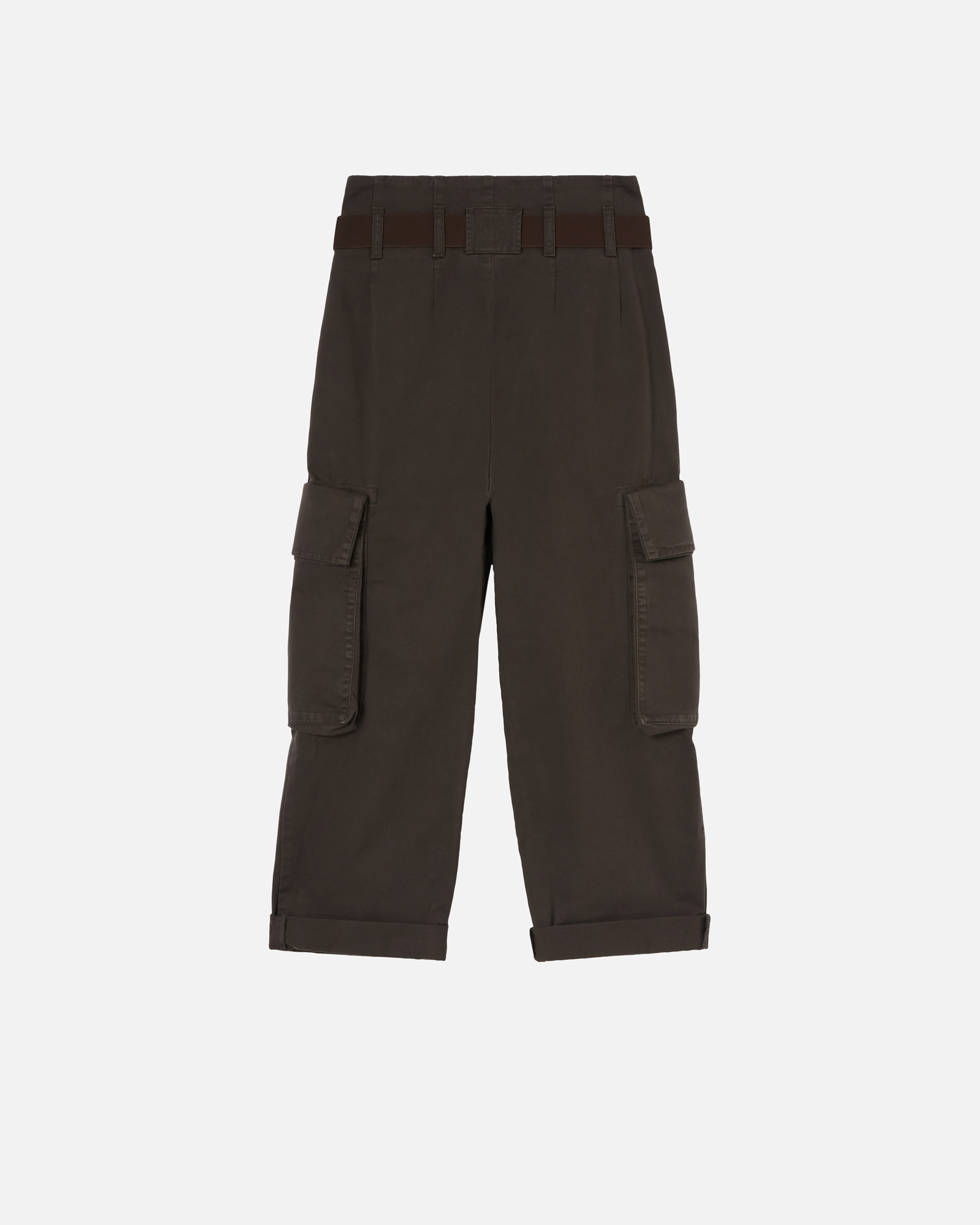 OVERSIZE CARGO TROUSERS WITH BELT - 6