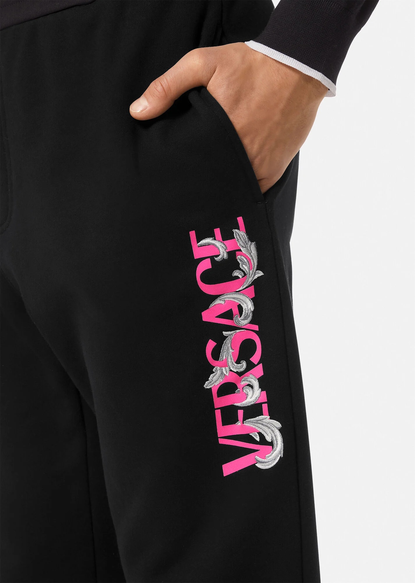 Silver Baroque Sweatpants - 5