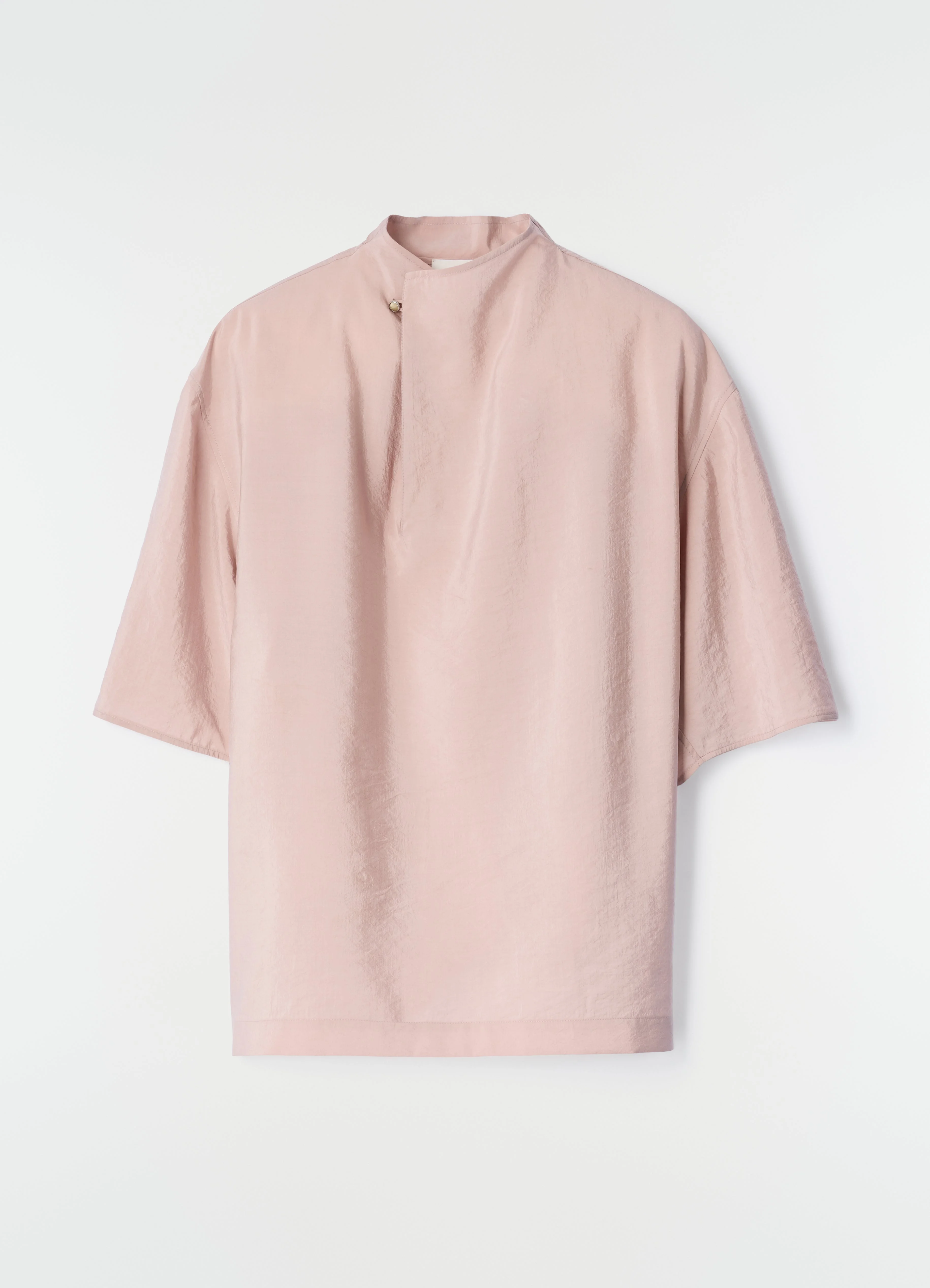 SOFT COLLAR TOP IN DRY SILK - 1
