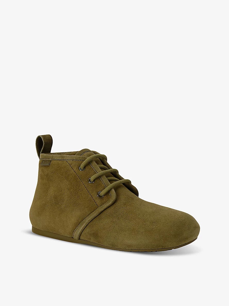 Lago suede and shearling desert boots - 3