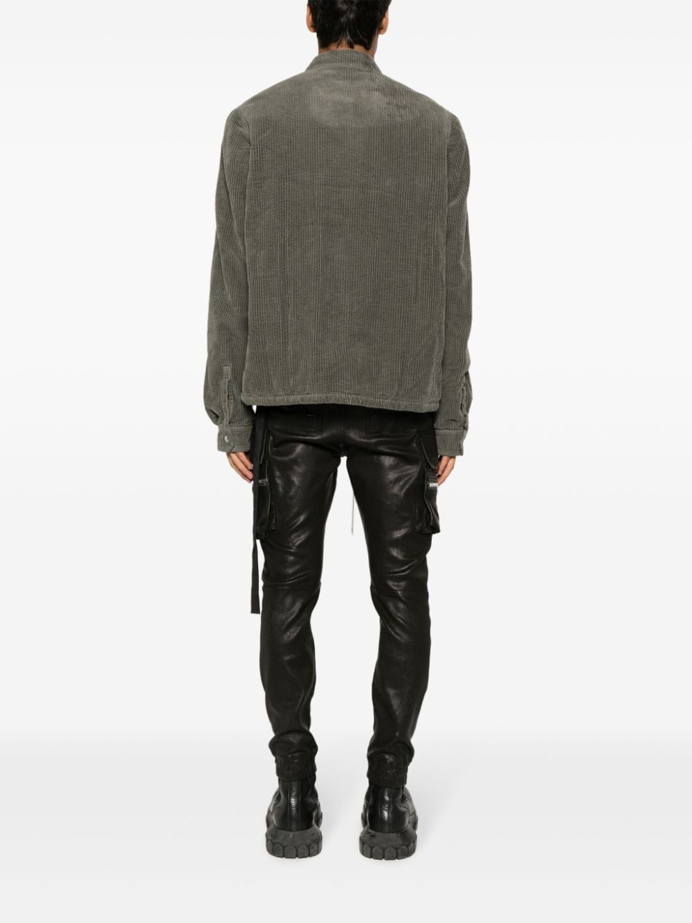 DRKSHDW corduroy shirt jacket - 4