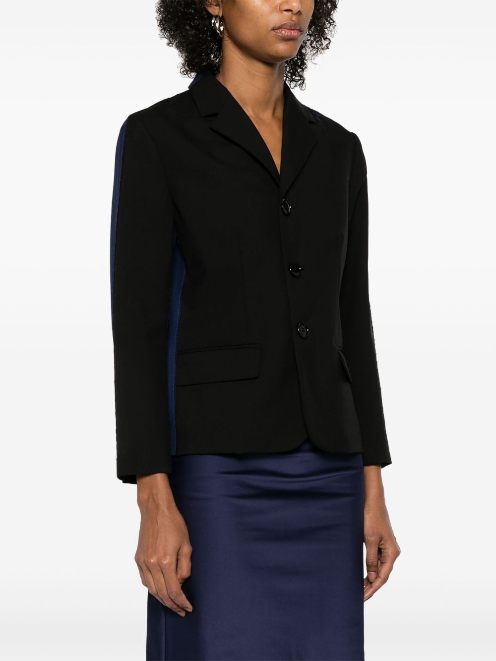 patchwork blazer - 3
