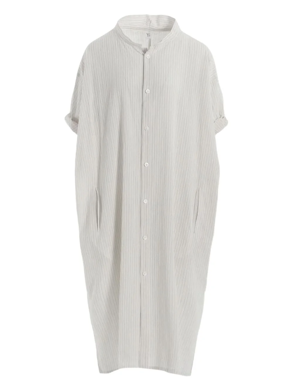 striped shirt dress - 1