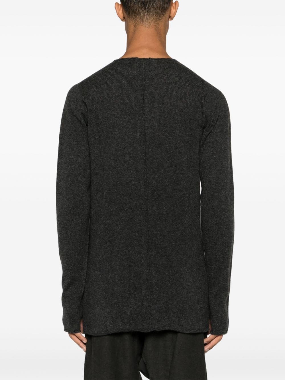 crew-neck cashmere jumper - 4