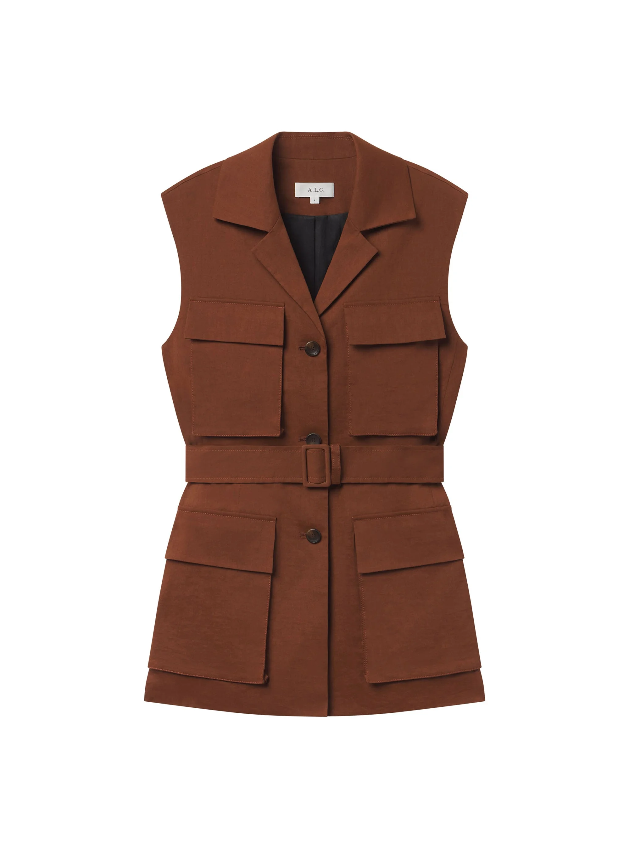 Cameron Linen Vest - 1
