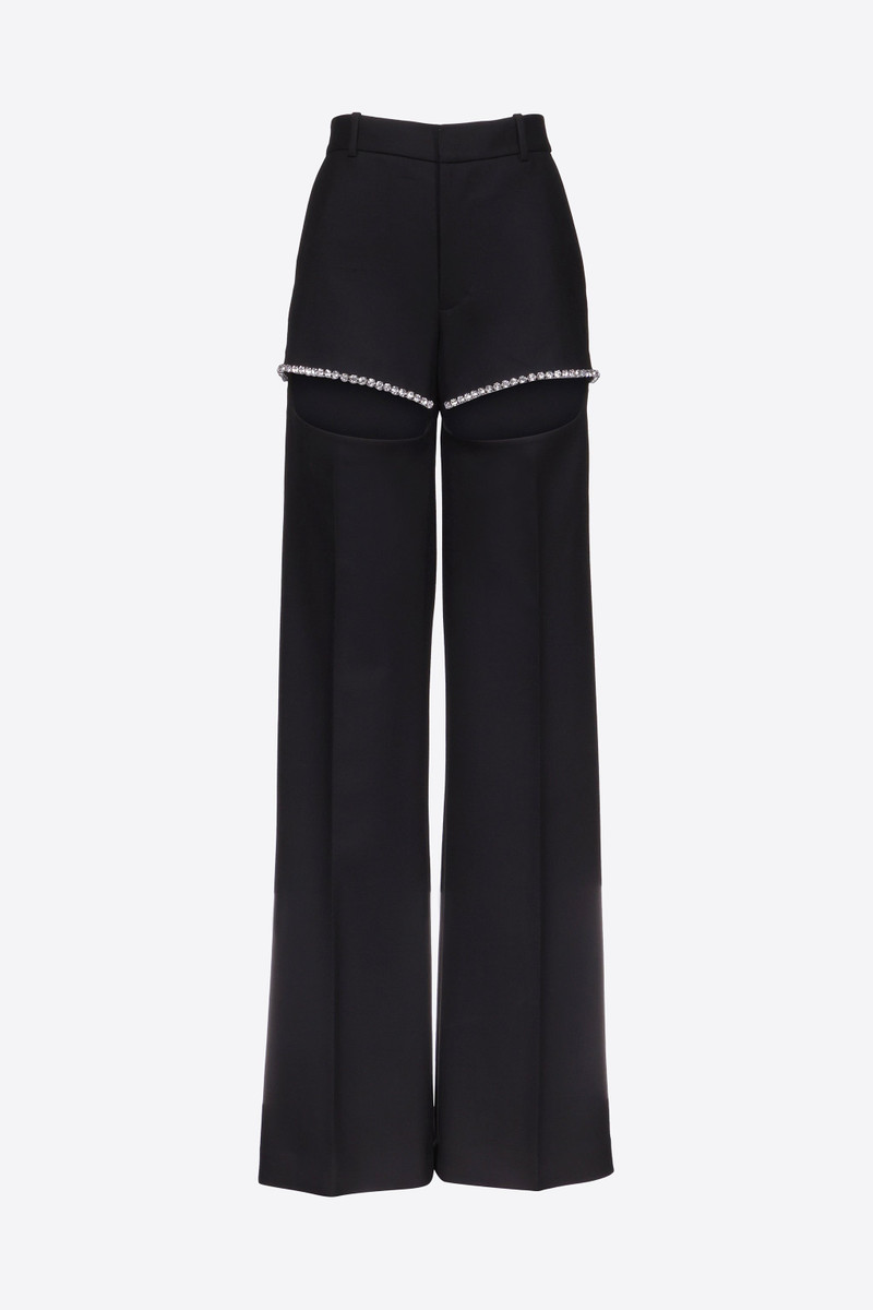 CRYSTAL SLIT TROUSER - 1
