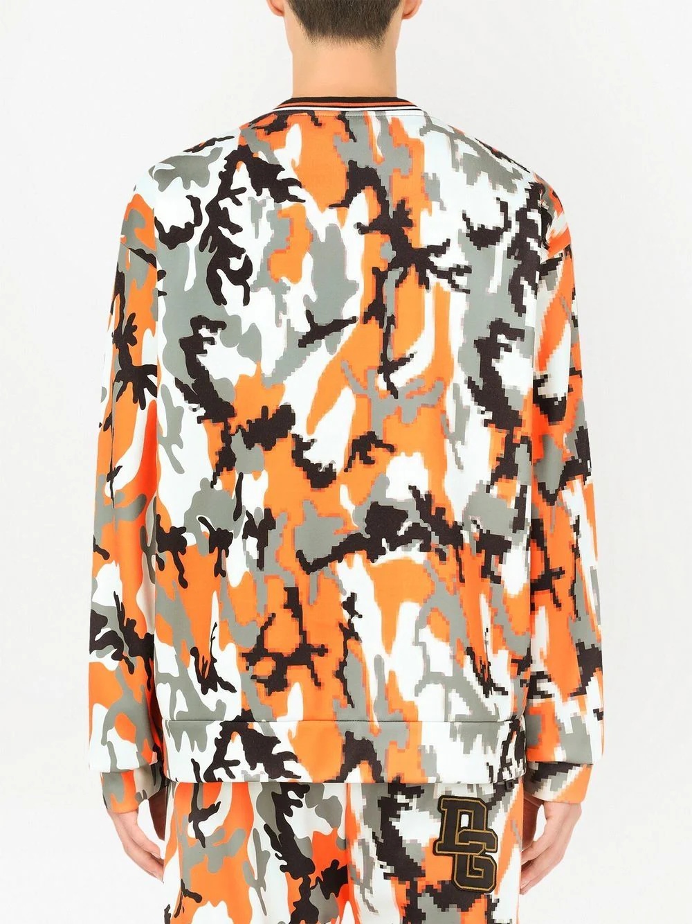 camouflage-print logo-patch sweatshirt - 4