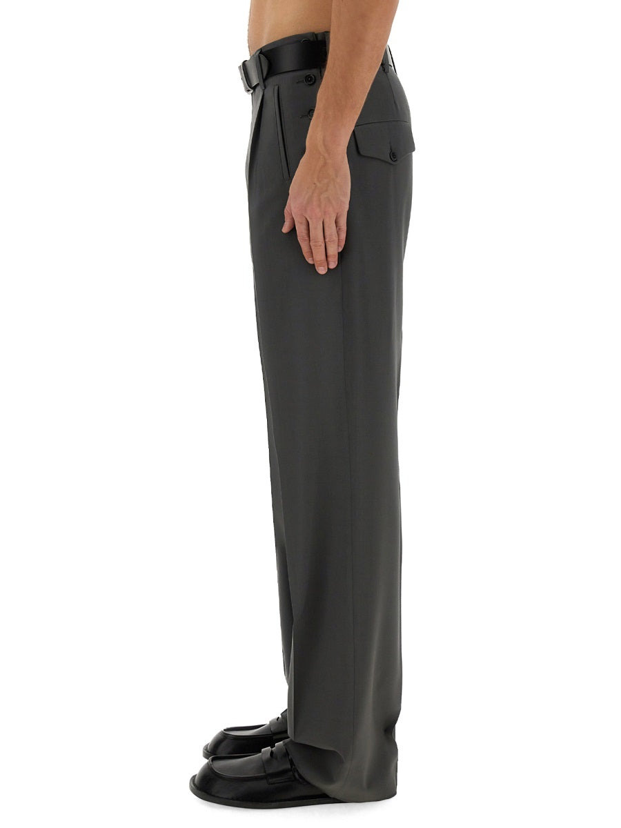 Moschino Men Pantalone In Lana - 4