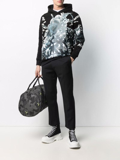 PHILIPP PLEIN gorilla money print hoodie outlook