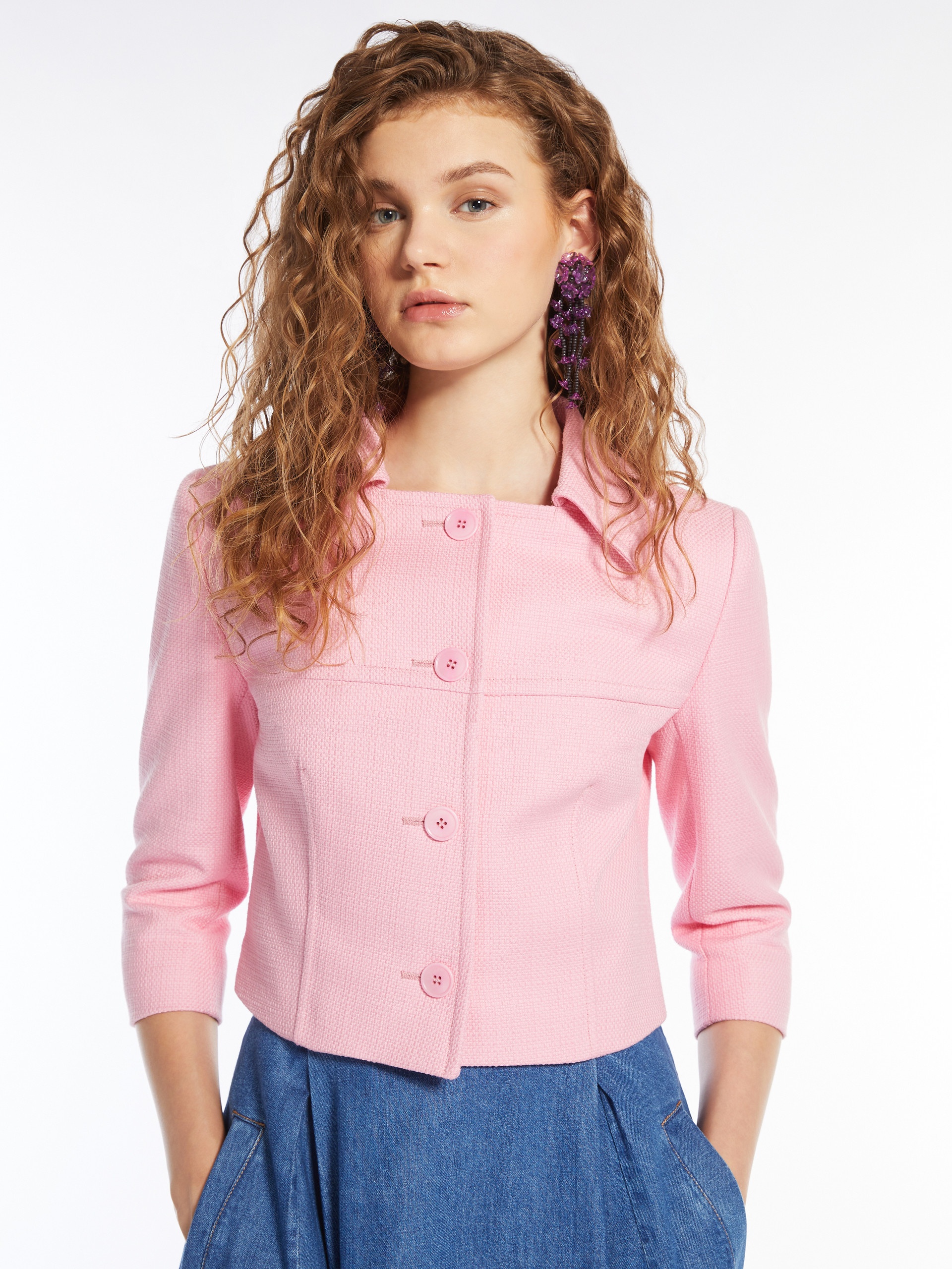 USSITA Cotton cropped jacket - 5