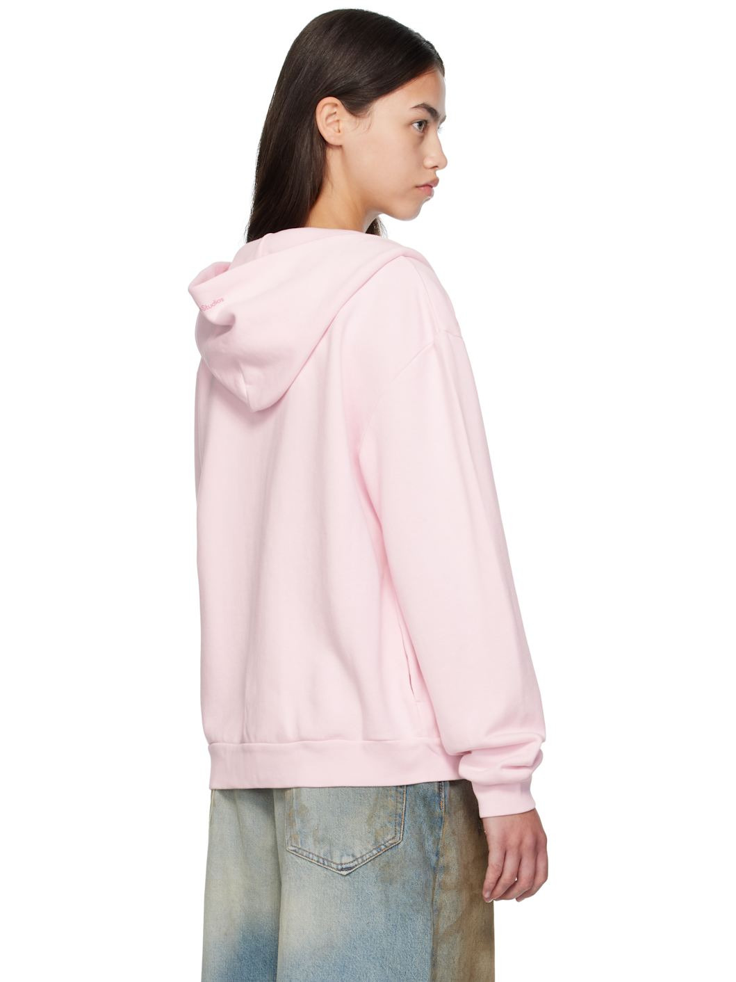 Pink Zipper Hoodie - 3