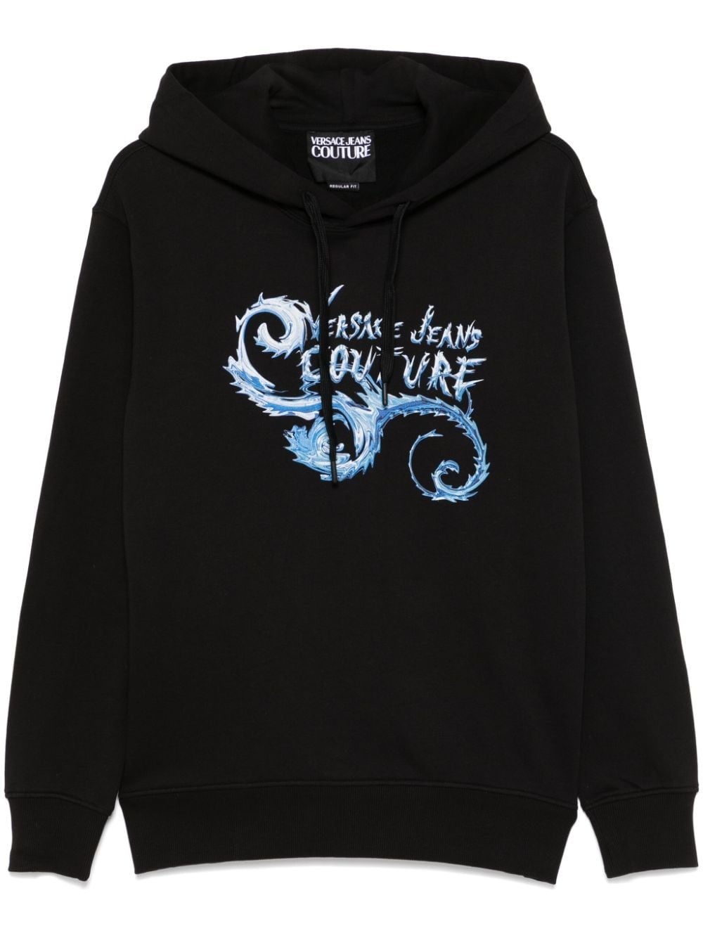 logo-print hoodie - 1