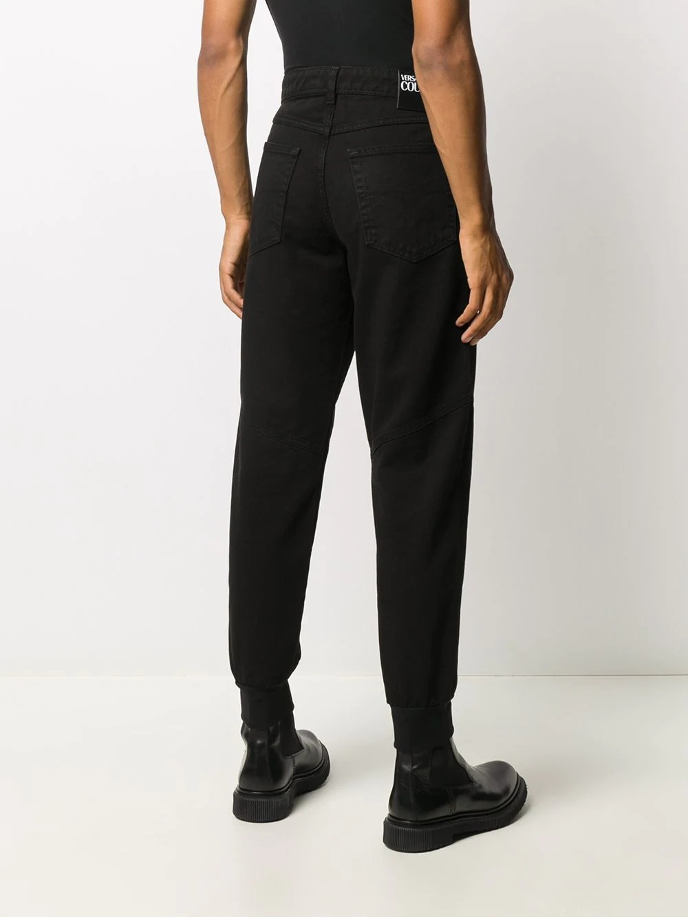 mid-rise tapered jeans - 4