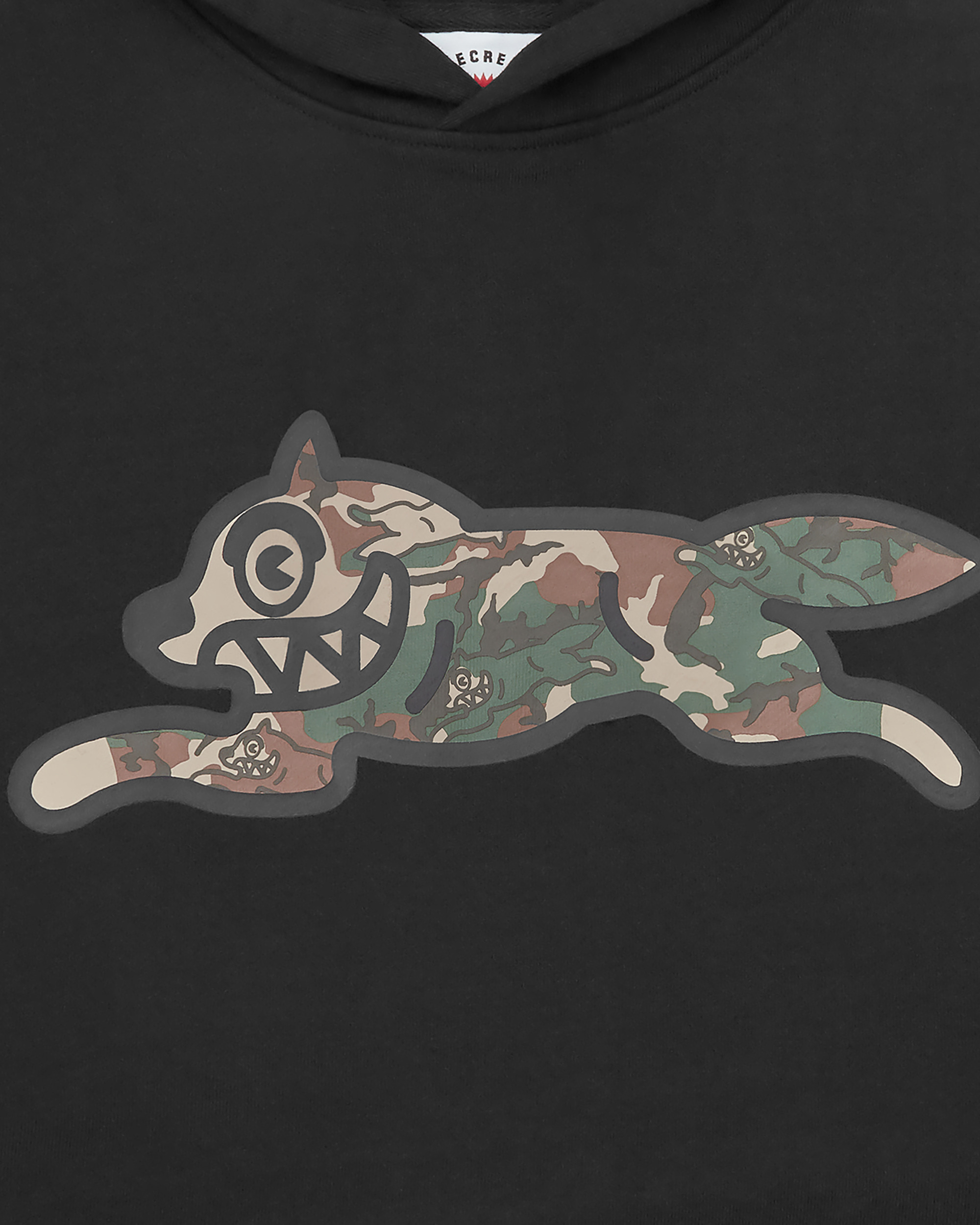 WOODLAND CAMO RUNNING DOG POPOVER HOOD - 3