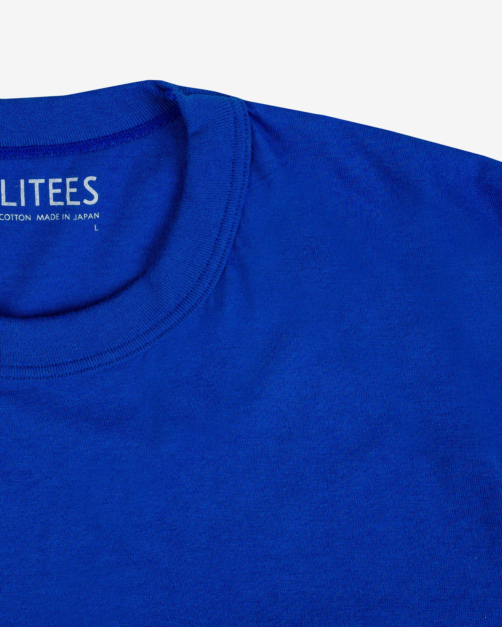 UTIL-ROY UTILITEES - 5.5oz Loopwheel Crew Neck T-Shirt - Royal Blue - 5
