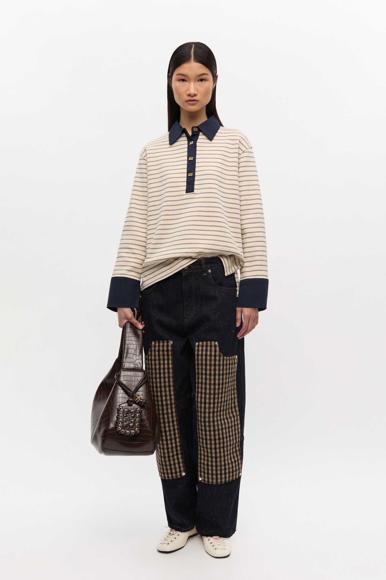 STRIPED COTTON POLO - 3