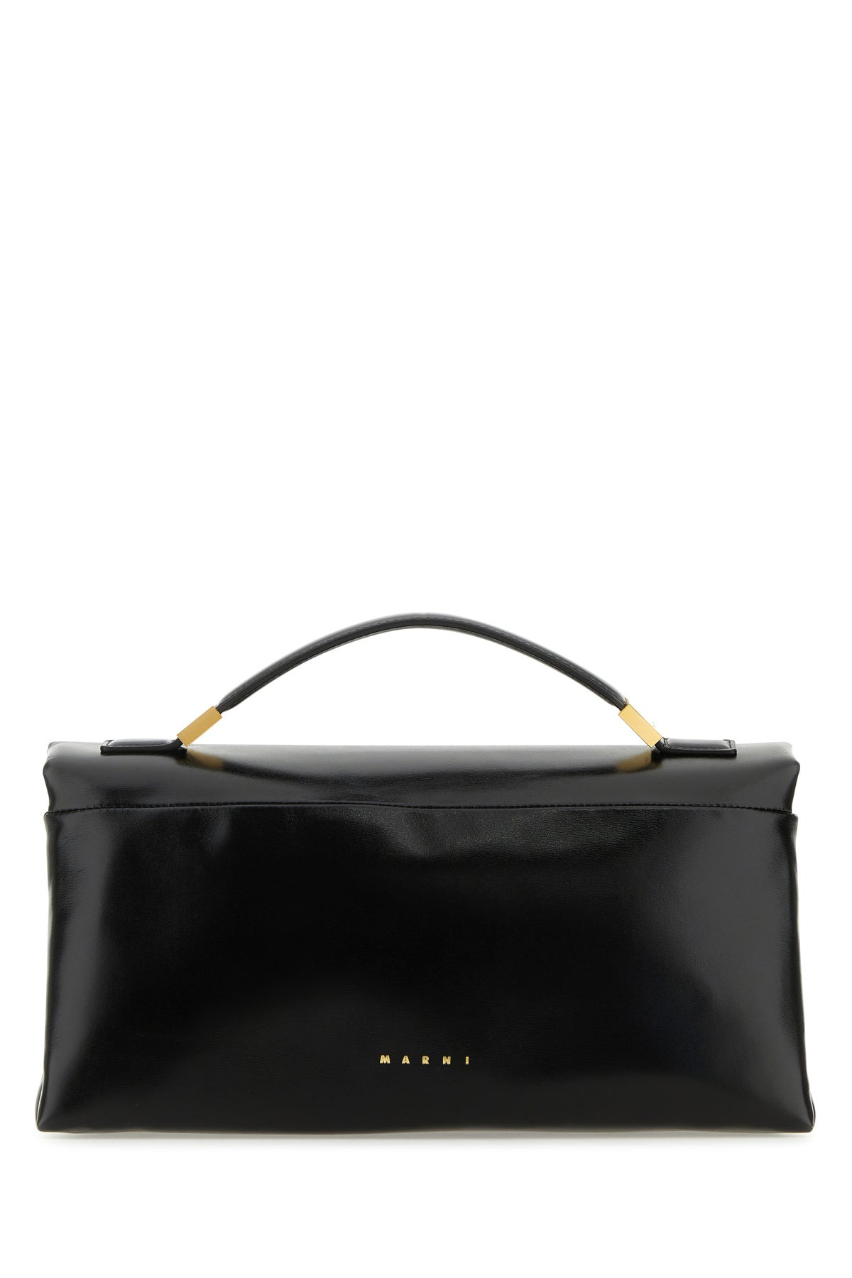 Black leather Prisma handbag - 3
