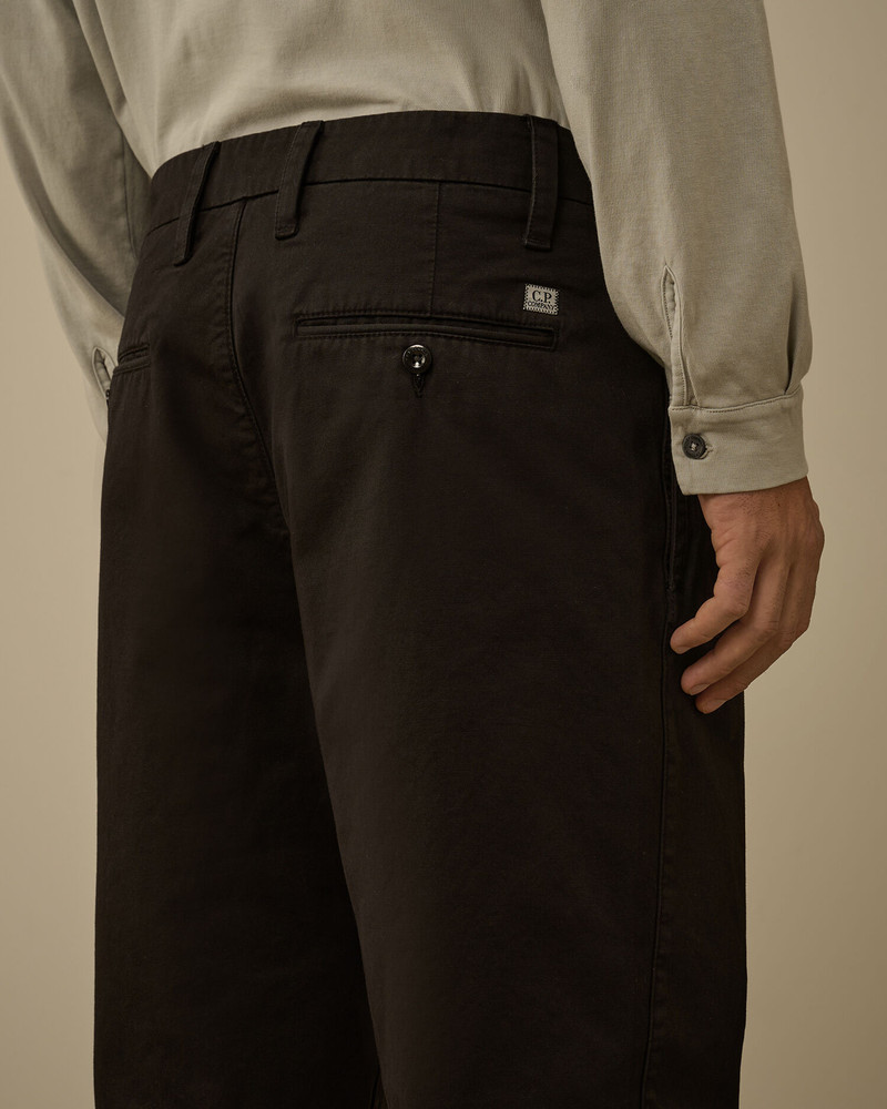 Cotton Gabardine Loose Chino Pants 6